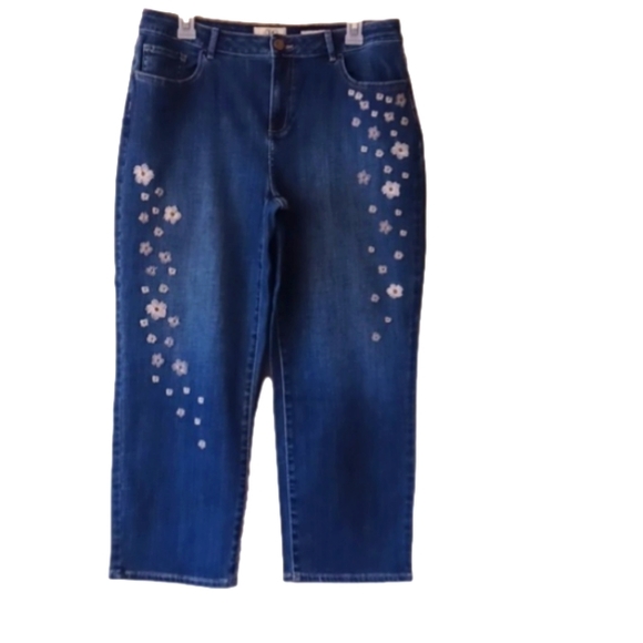 LOGO by Lori Goldstein Denim - LOGO by Lori Goldstein jeans capris womens size 10